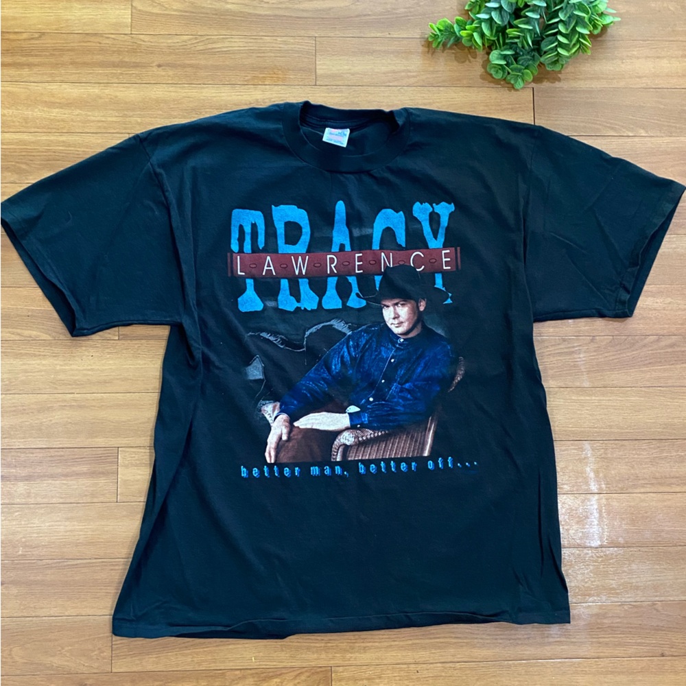 Vintage Tracy Lawrence 1997 tour tee size 2X